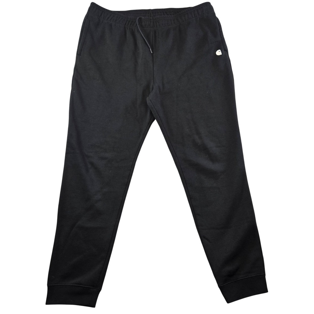 Carhartt Pants Mens XL Black Jogger Fleece Elastic Waist Pockets 38x30
